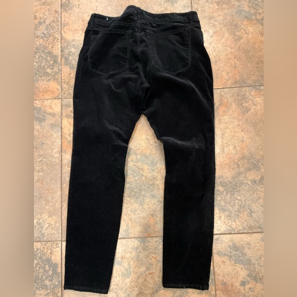 LOFT Women's Classic Black Skinny Corduroy Jeans - Picture 2 of 3